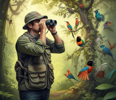 Illustration birder - Image 1