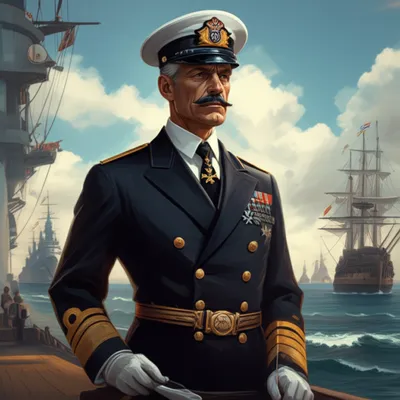 Illustration admiral - Image 1