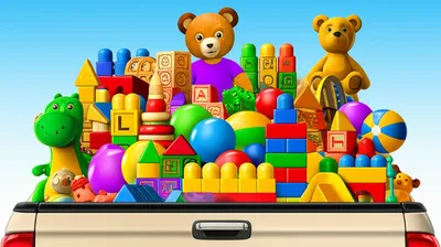 Illustration truckload