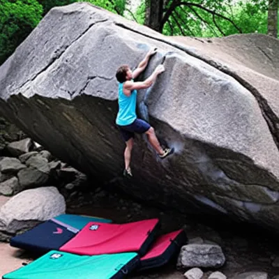 Illustration bouldering
