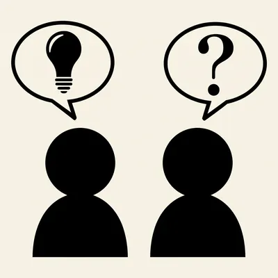 Illustration conversing