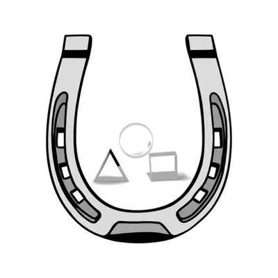 Illustration horseshoes - Image 1