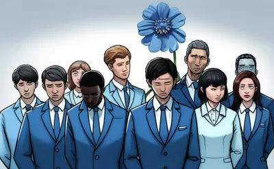 Illustration blew - Image 1