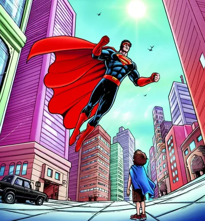 Illustration caped - Image 1