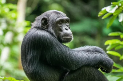 Illustration chimpanzee