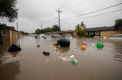 Illustration floodwater