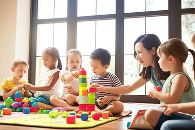 Illustration daycare