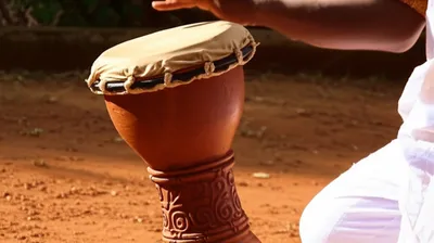 Hình ảnh minh họa djembe - Ảnh 1