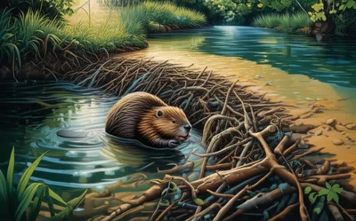 Illustration semiaquatic