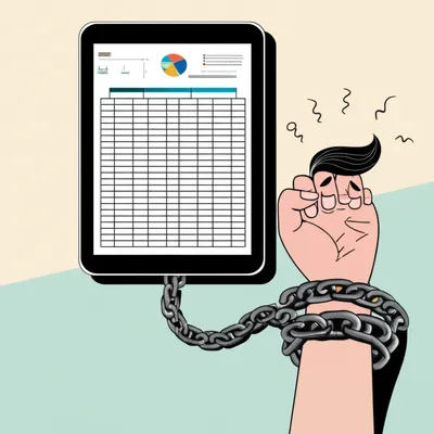 Illustration chained - Image 1