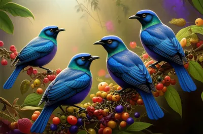 Illustration bluebird - Image 1