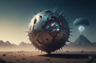 Illustration urchin - Image 1