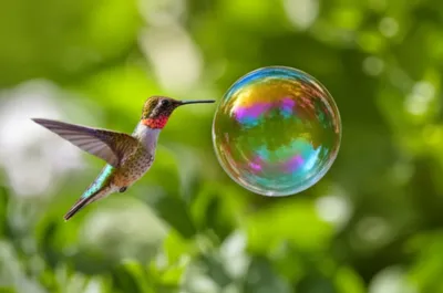 Illustration iridescent