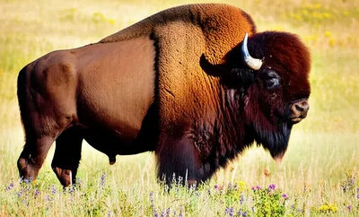 Illustration buffaloes - Image 1