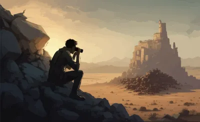 Illustration reconnoitering