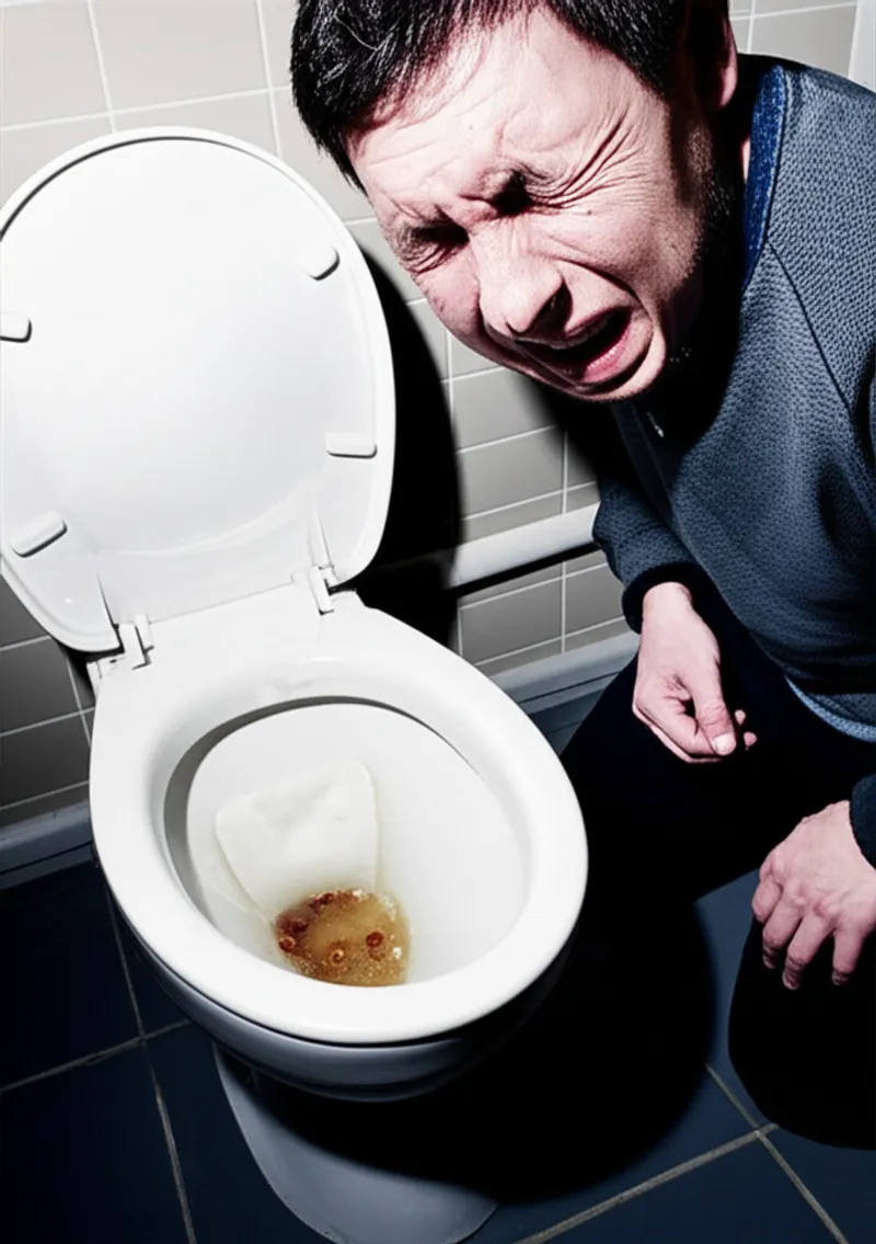 の視覚的イラスト vom: 吐く, 嘔吐する - 画像 1