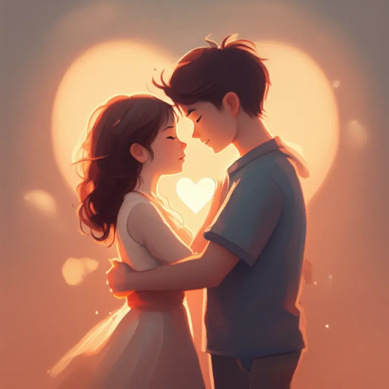 Illustration visuelle du mot « loves » - Amour, affection