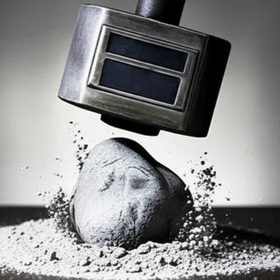 Illustration pulverizing