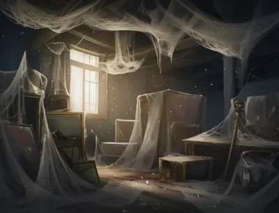 Illustration cobwebs - Image 1