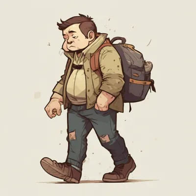 Illustration slouches - Image 1