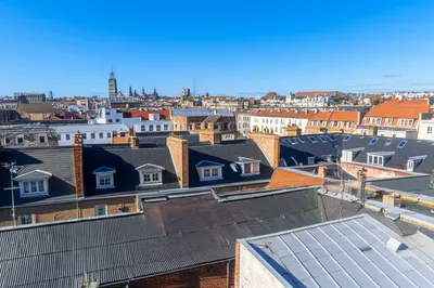 Illustration rooftops