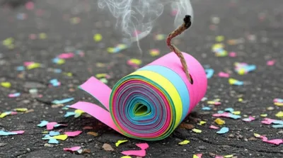 Illustration firecrackers