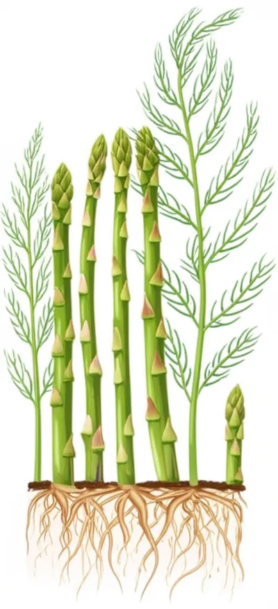 Illustration asparagus