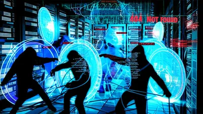 Illustration cyberwarfare