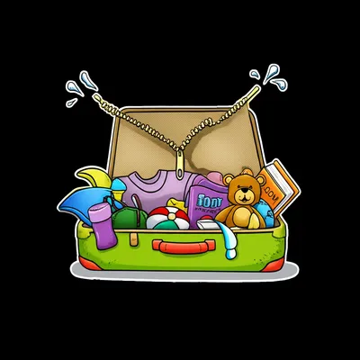 Illustration overstuffed