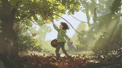 Illustration nutting