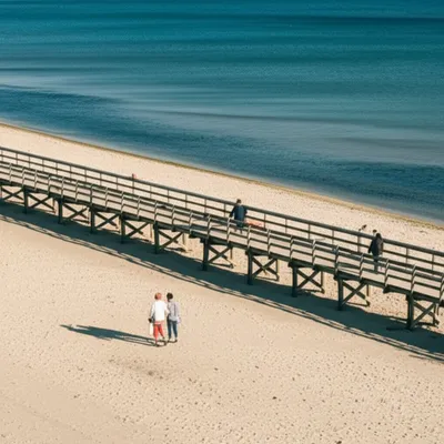 Illustration boardwalk