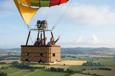 Illustration balloonist - Image 1