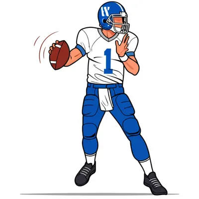 Illustration quarterback