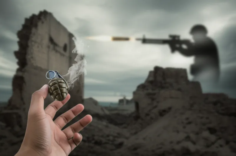 Illustration visuelle du mot « grenades » - Grenades