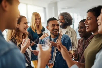 Illustration mingling - Image 1