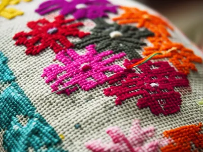 Illustration needlepoint - Image 1