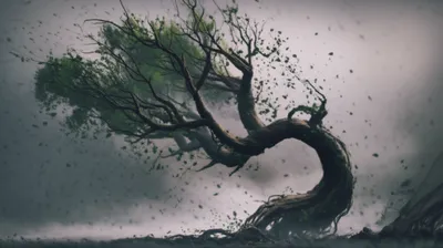 Illustration convulsed