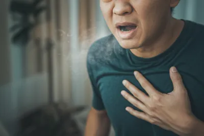 Illustration coughing - Image 1