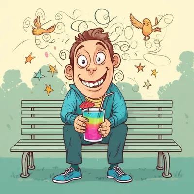 Illustration inebriated