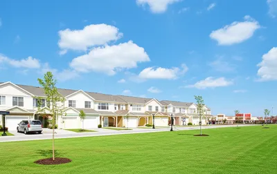 Illustration suburbia