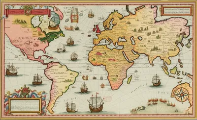 Illustration mappemonde