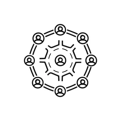 Визуальная иллюстрация слова «with» - С, вместе