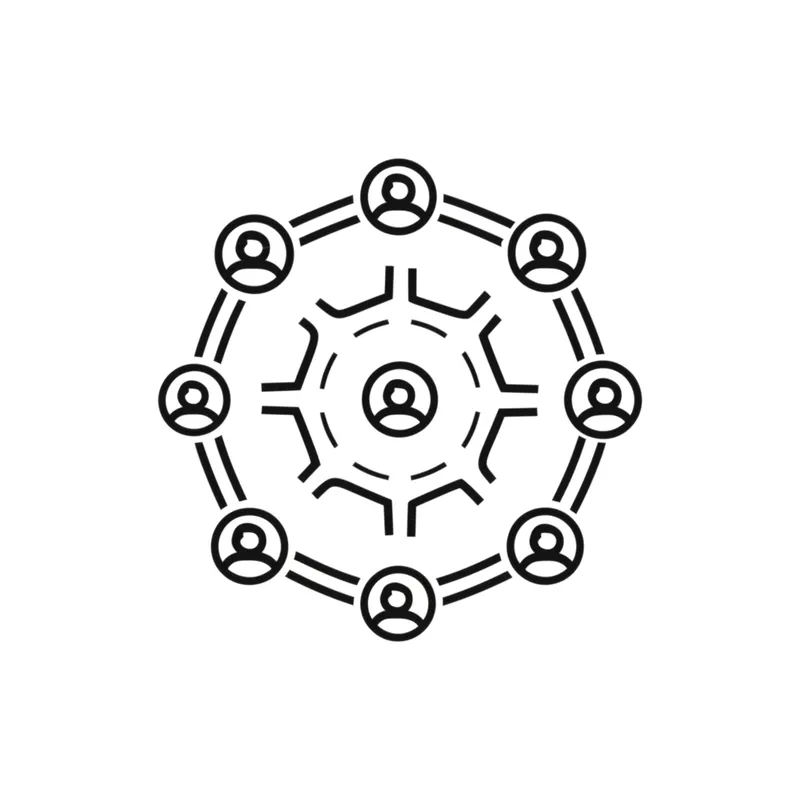 Illustration visuelle du mot « with » - Avec, ensemble