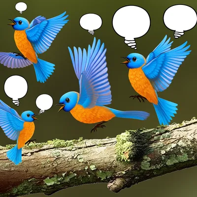 Illustration twittering