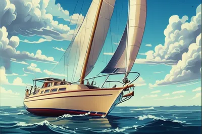 Illustration reefing