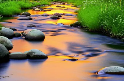 Illustration flowing