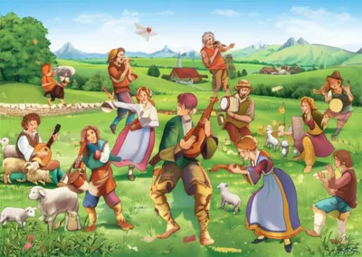 Illustration pastorale - Image 1