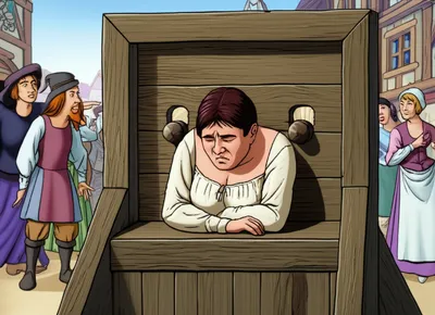 Illustration pillory - Image 1