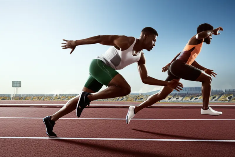 Illustration visuelle du mot « competition » - Concurrence, compétition