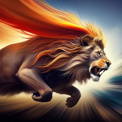 Illustration roaring - Image 1